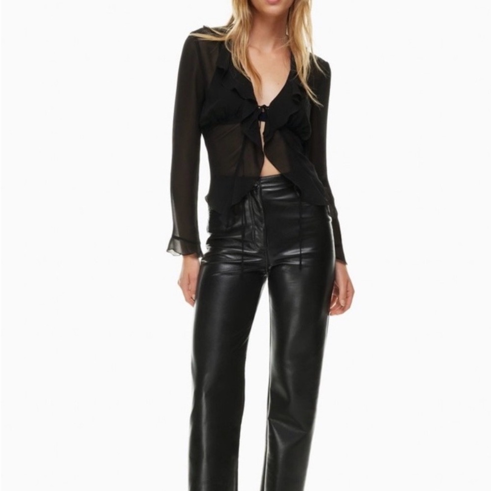 Wilfred Black Melina Leather Pants